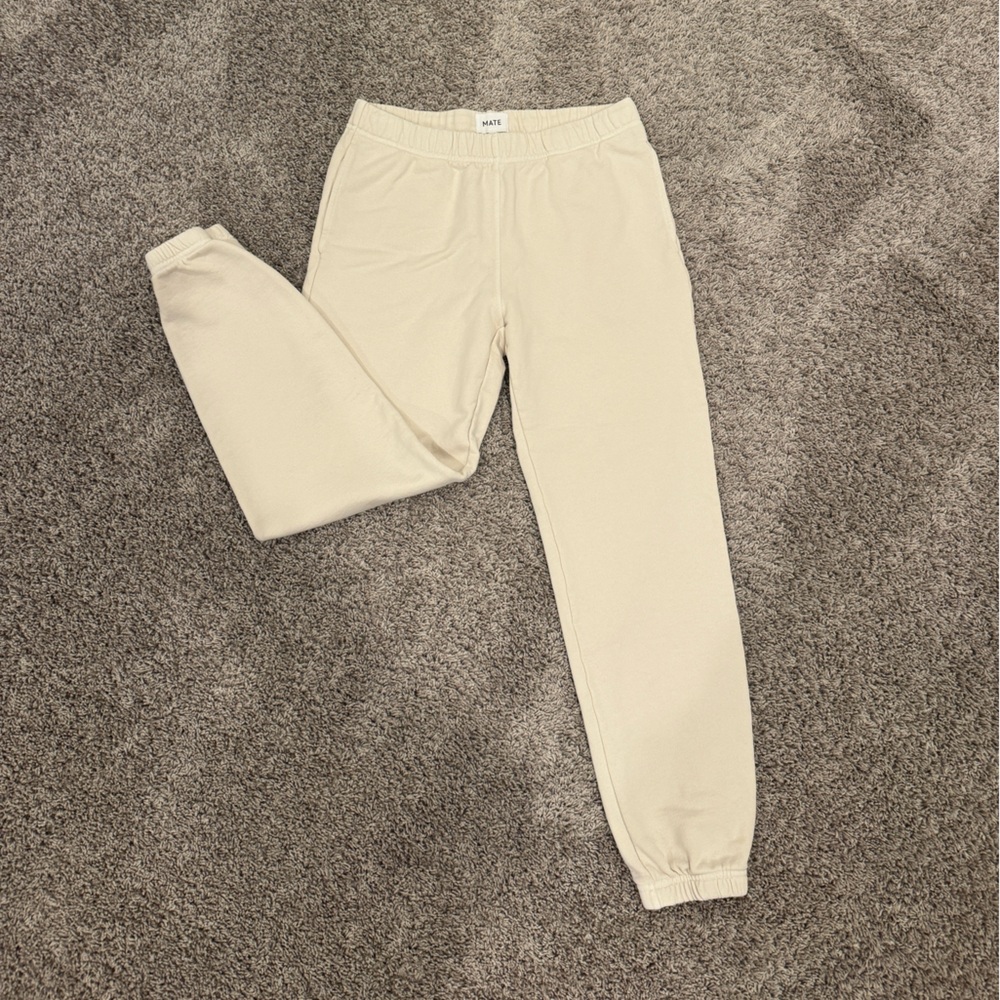 SOLD ❌Mate the label organic joggers size small bone off white color sweatpants
